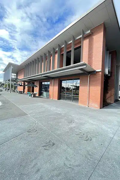 day view of outdoor bar lighting