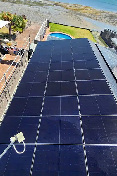 solar panel installation on Bucklands beach property