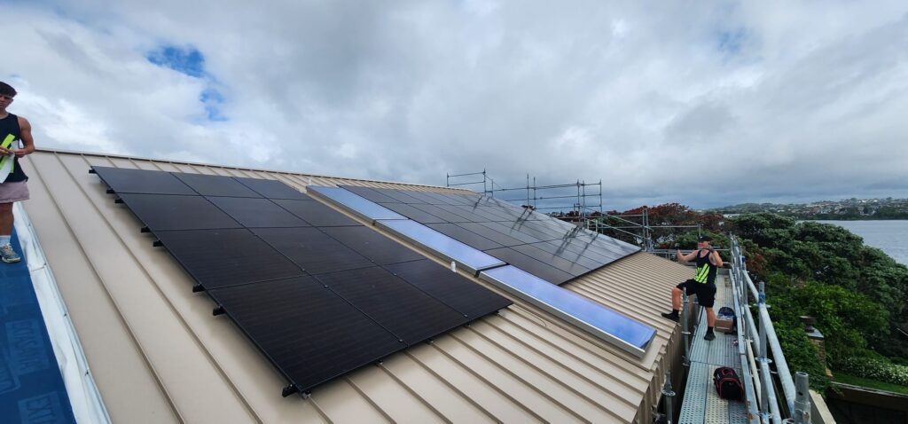 bw henderson commercial solar installation auckland